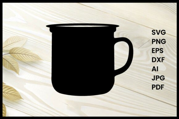 Camping Mug Silhouette