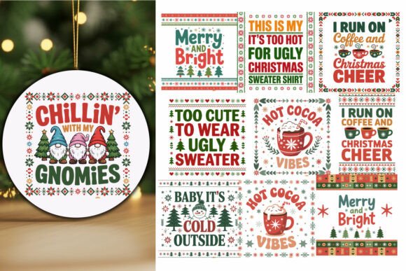 Christmas Ugly Sweater SVG Bundle