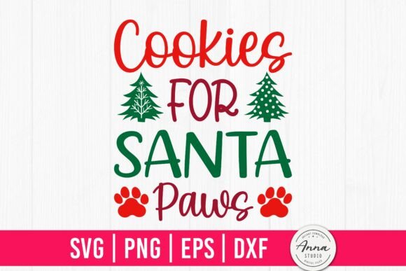 Cookies for Santa Paws SVG