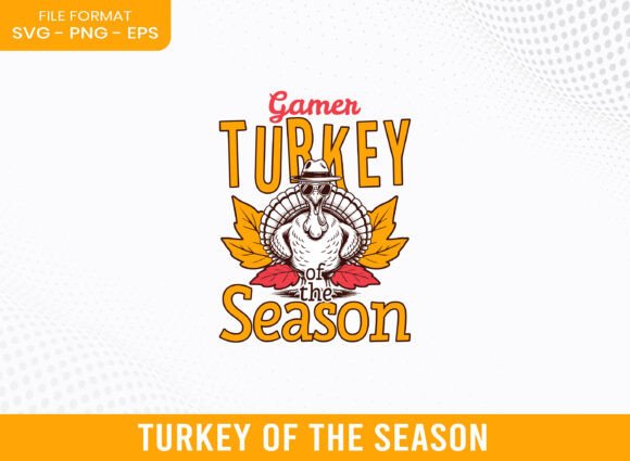 Gamer Turkey of the Fall Season SVG