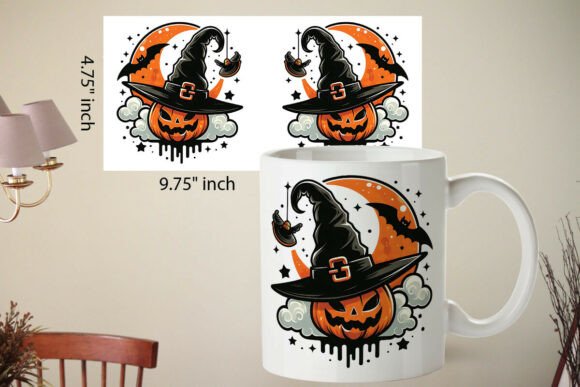 Halloween Hat Mug Wrap