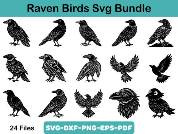 Raven Birds Svg Bundle Review